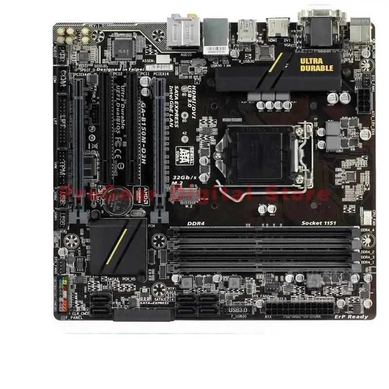 

Used for GIGABYTE B150M-D3H LGA1151 B150 mATX DDR4 Motherboard