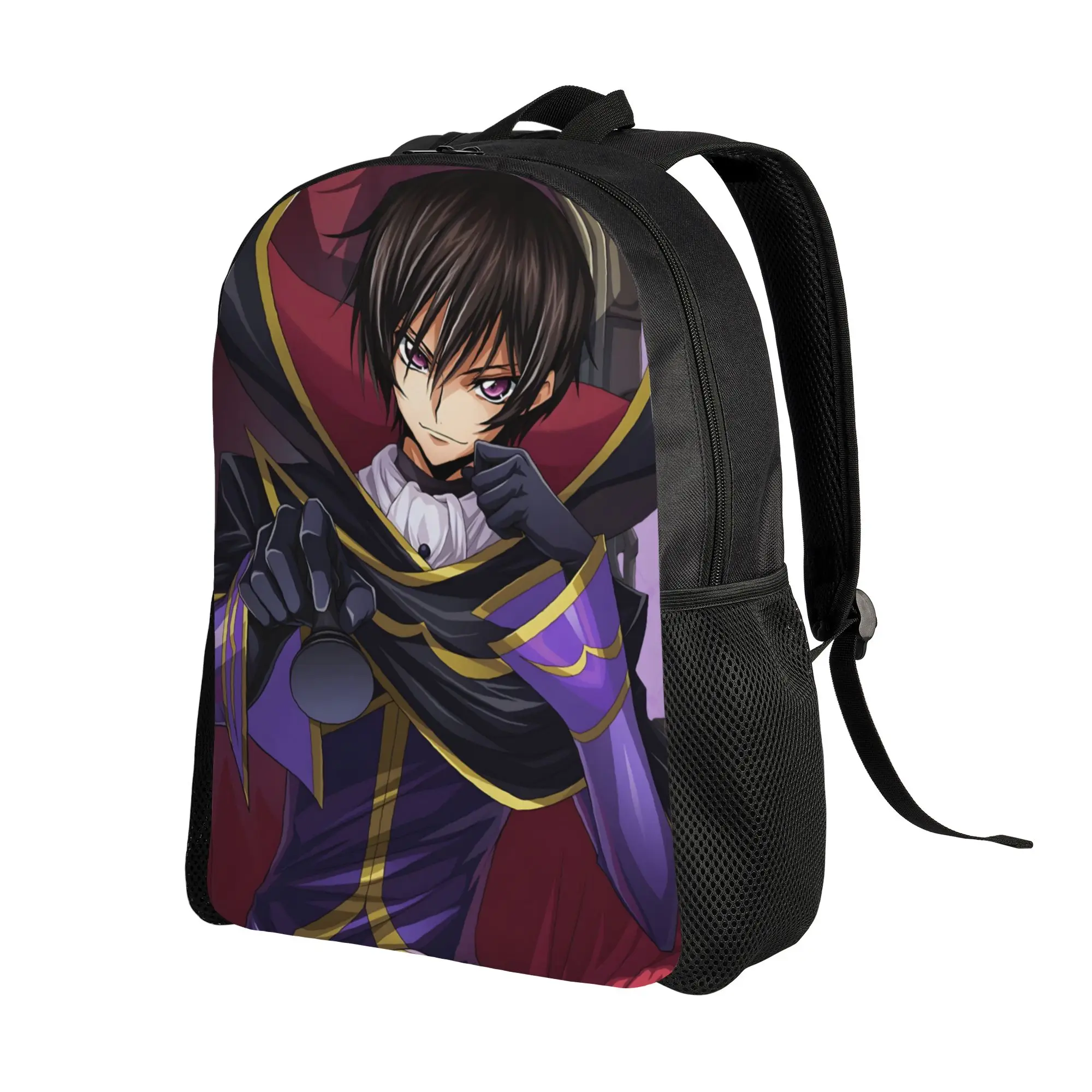 1Piece Backpack Emperor Lelouch New School Year Daypack Office Work  Code Geass Birthday Gift New Term Starts