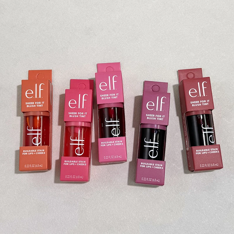 Nouveau Blush Liquide Elf, Teinte Modulable pour Lèvres et Joues, Orange Crush, Longue Tenue, Hydratant, Maquillage Rose Vert, Base Cosmétique