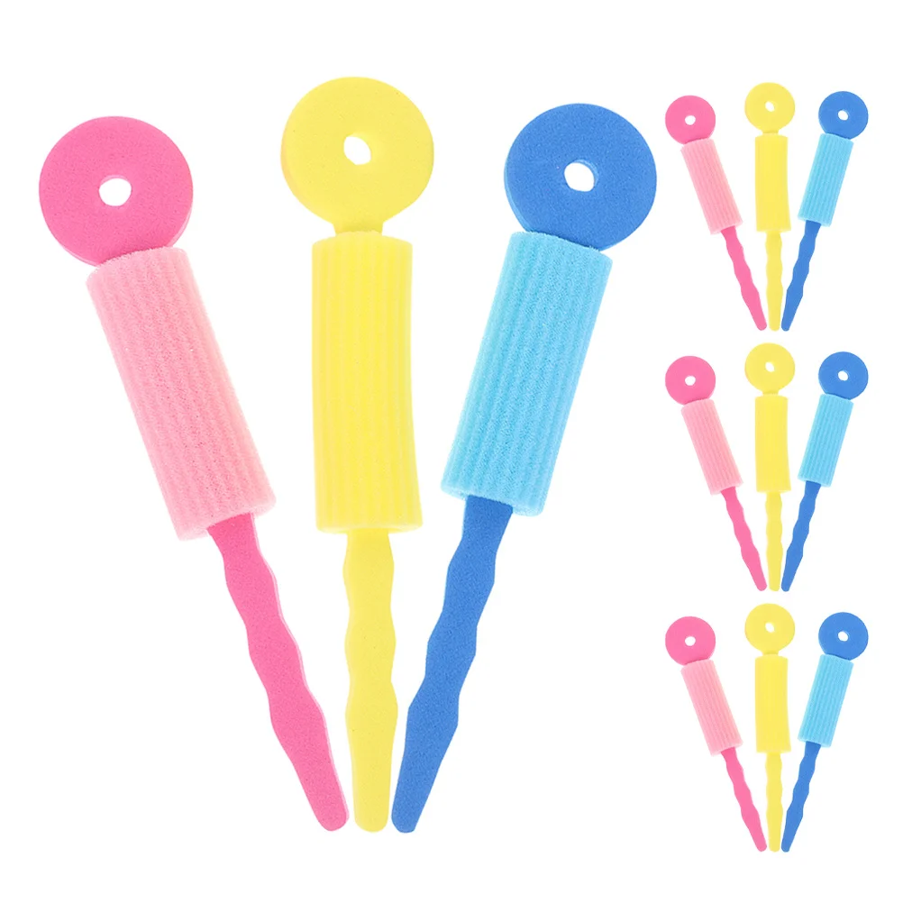 

30Pcs Soft Sponge Curlers for Thick Curly Wavy Hair Easy Overnight Styling Tool for All Hair Types Women DIY Curlers Set