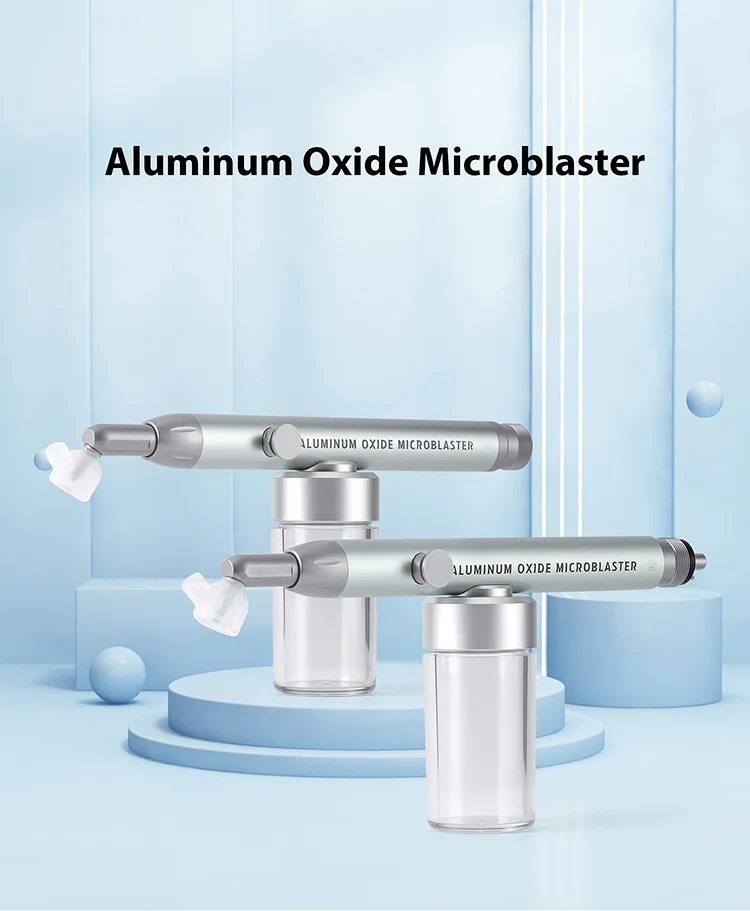 AZDENT Dental Aluminiumoxid-Sandstrahlpistole Mikro-Strahler mit Wasserspray-Polierer 2/4-Loch-Sandstrahler Zahnaufhellung – Detail 1