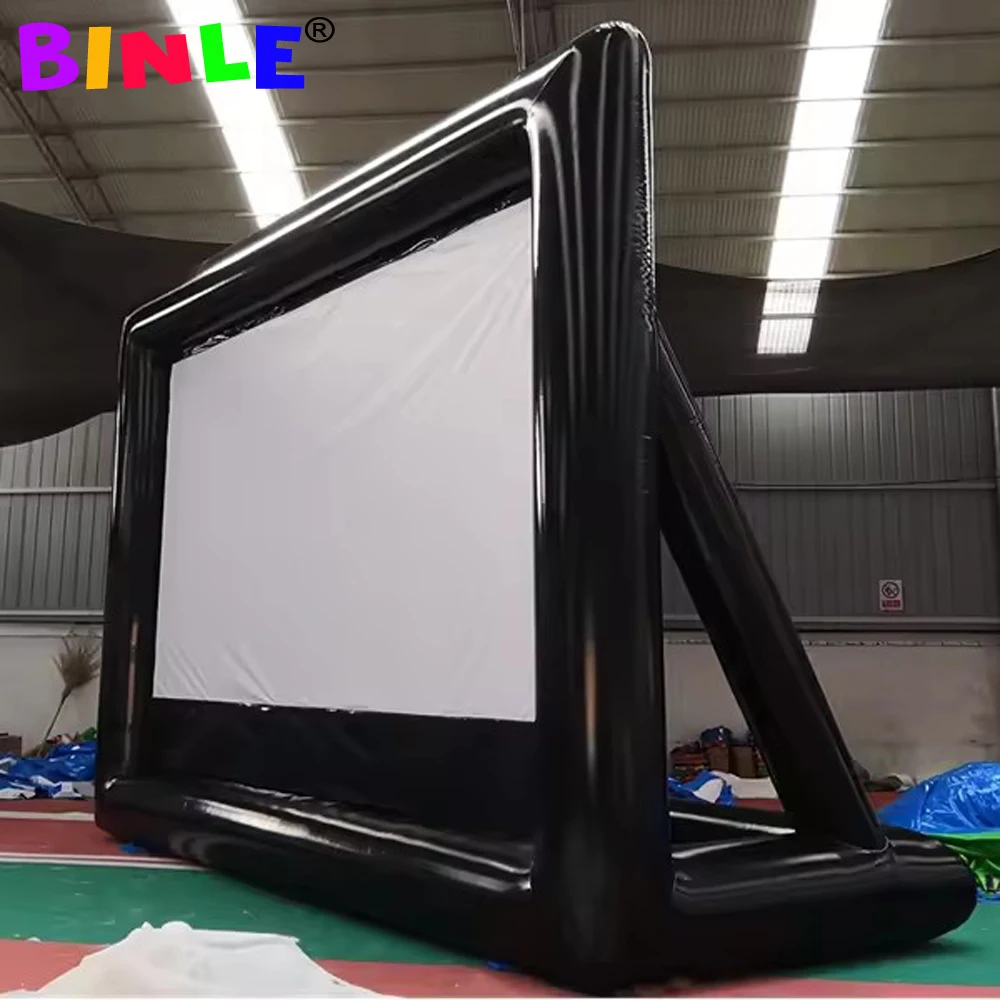 Pantalla inflable hermética para cine, proyector de películas al aire libre, pantalla de Pvc barata para ver Tv, cine de fútbol