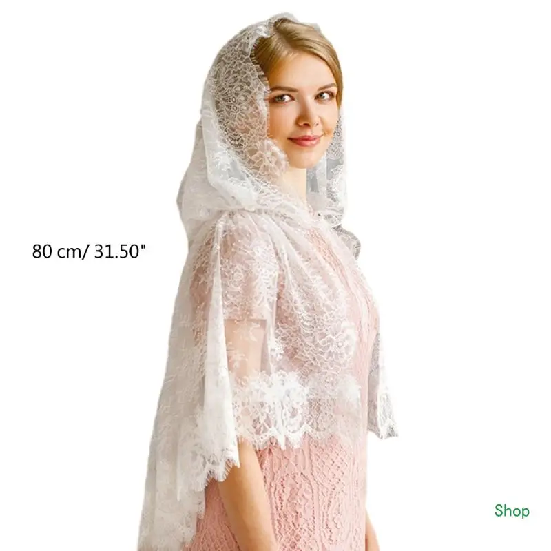 Dropship Fashion Shawl for Woman Lightweight Casual Wedding Party Sunproof Lace Scarf