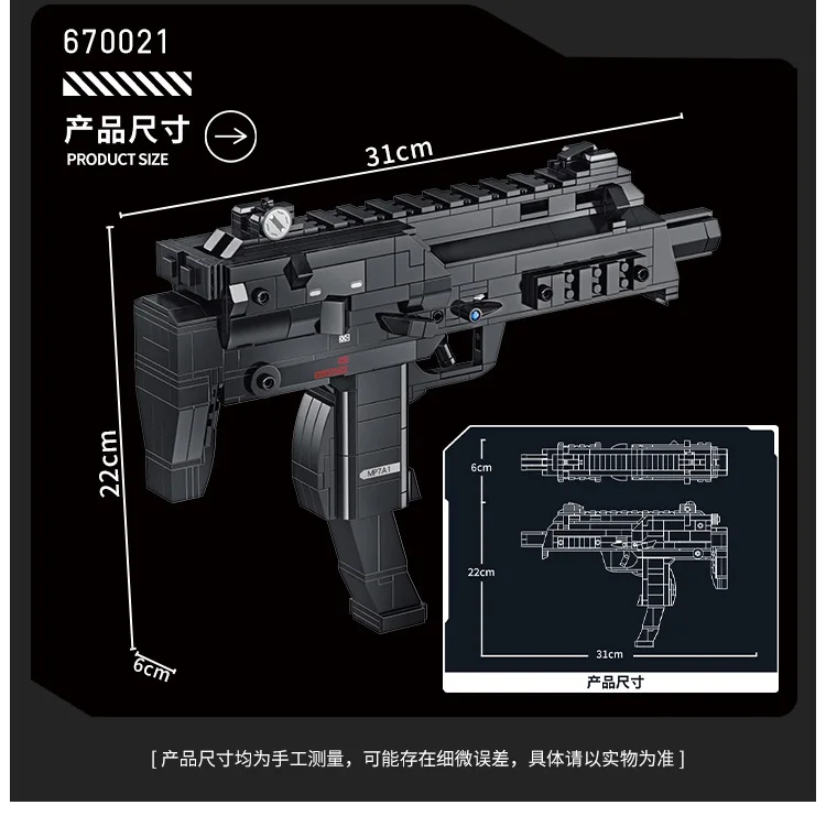 Klocki Model Pistoletu Desert Eagle Seria Militarna G18 M92 M1911 Pistolet PPK Mini Zestaw Klocków Zabawki dla Dzieci Chłopców Prezenty