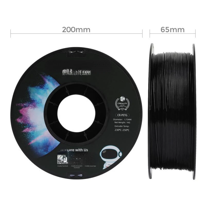 

High-Precision Environmental Protection 3D Printer Consumables CR-PETG Diameter 1.751kg High Stability Non-Curling Wire