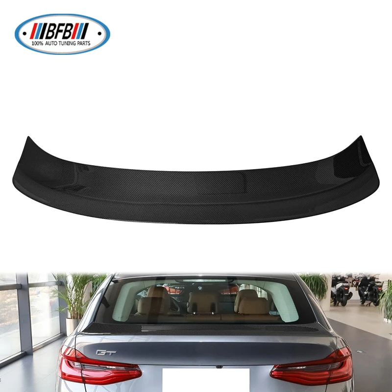 Real Carbon Fiber Rear Wing Trunk Lip Spoiler For BMW 6 Series GT GT32 2021up