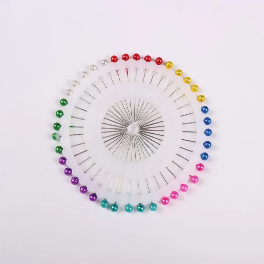 

40Pcs Assorted Colored Sewing Pins Plastic Head Needles for Sewing Knitting Craft Projects Strong Rust Resistant Pins for DIY