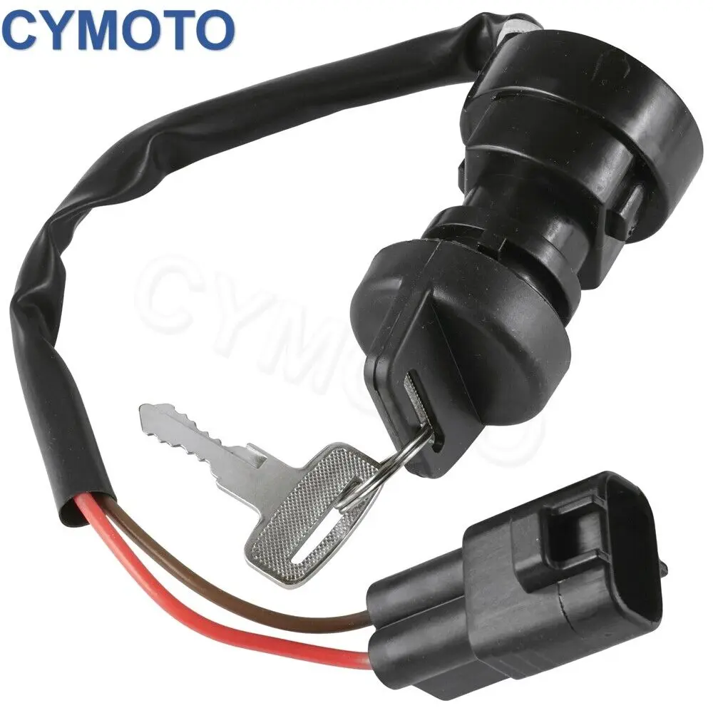 2 Pin Motorcycle ATV Ignition Key Switch Set For Yamaha Raptor 700 YFM700R YFM 700R 2009-2021