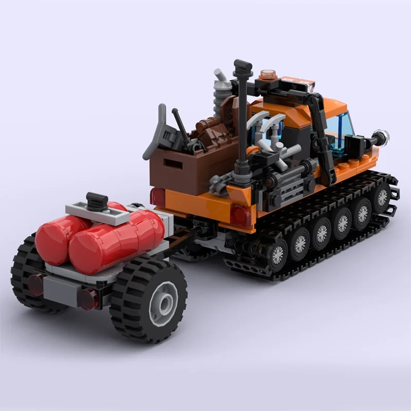 321 قطعة MOC القطب الشمالي الثلج الثعلب مدينة القطب الشمالي نموذج اللبنات العمارة تجميع اللعب الإبداعية هدايا عيد الميلاد هدايا عيد ميلاد الاطفال #3