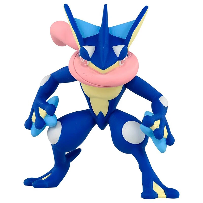 TOMY Pokemon model Froakie evolution Greninja figure animation peripheral Kawaii mini doll children's collection toy gift