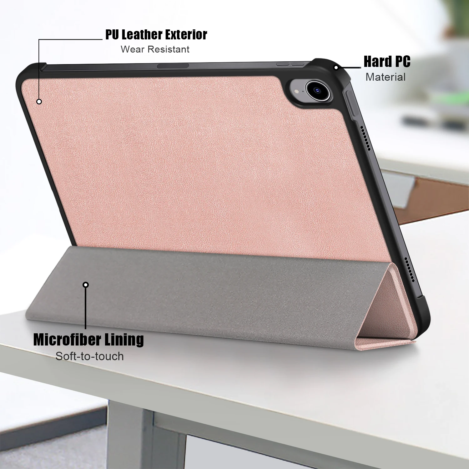 For Apple iPad mini 6 mini6 6th Gen 2021 A2567 A2568 A2569 Case PU Leather Flip Magnetic Buckle Shockproof Stand Tablet Cover