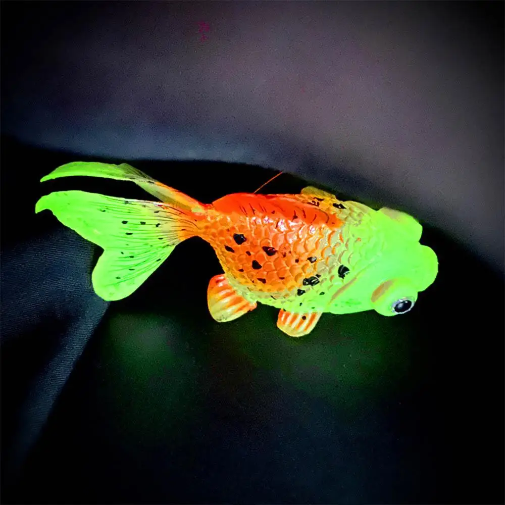 Fish Ocean Aquarium Luminous Goldfish Night Light Underwater Ornaments Artificial  Fish Fish Tank Landscape Simulation Fish