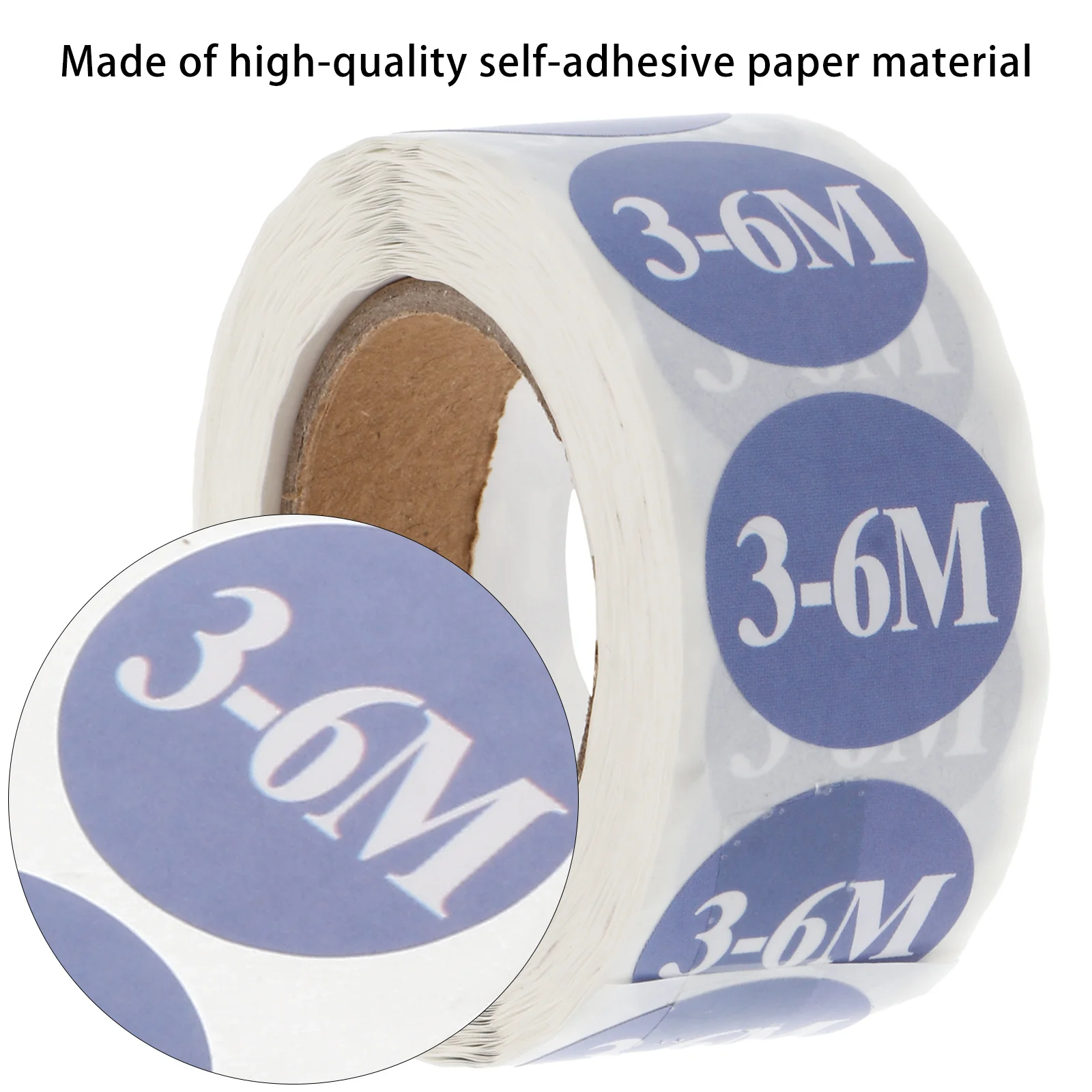 2 Rolls Affordable Baby Clothing Size Sticker Set Easy Peel Adhesive for Retail Store Wholesale Market
