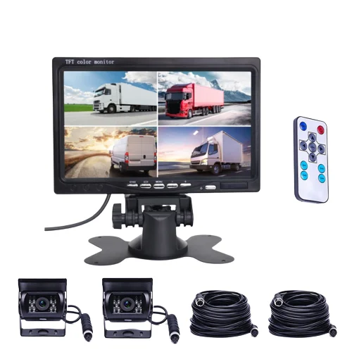 Night Vision Backup Camera Aviation 4 Pins Car Rear View Camera 7