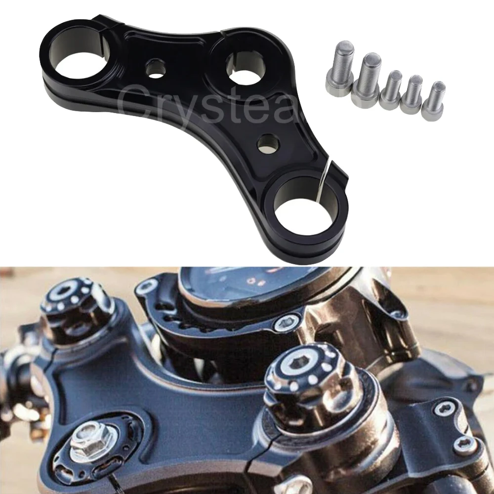 

Motorcycle Upper Triple Tree Clamp Fork Top Bracket For 2004-2016 Harley Sportster 883 1200 Iron 883 2005 2006 2007 2008 2009