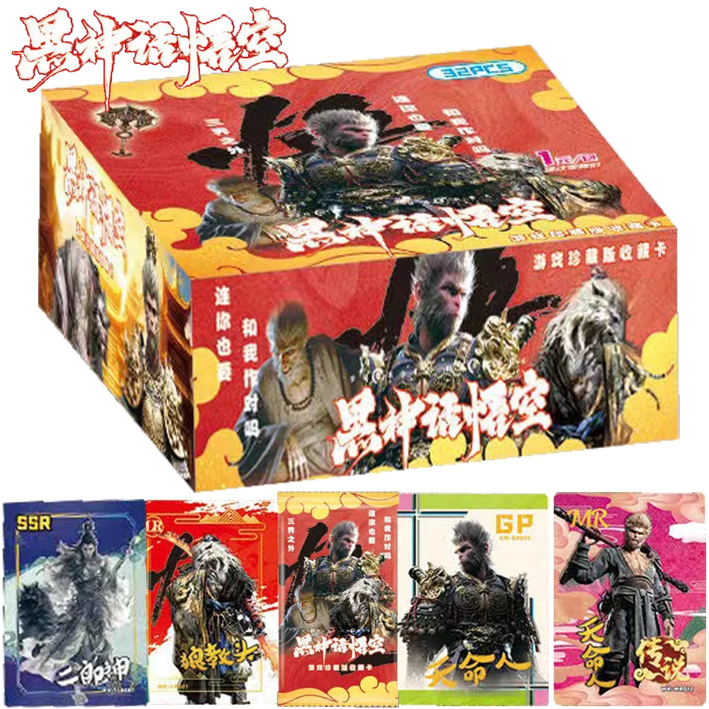 

Genuine Black Myth Wukong Card For Children Immersive Storyline Exploration Monkey Sun Limited Game Collection Card Kids Toys