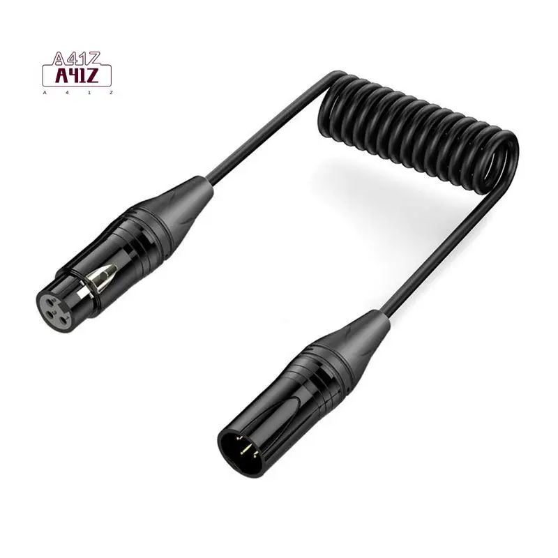 A41Z-XLR Cable XLR 3-Pin Male To Female Mic Cable Audio Adapter Cord For Microphone Mixer Speaker Amplifier