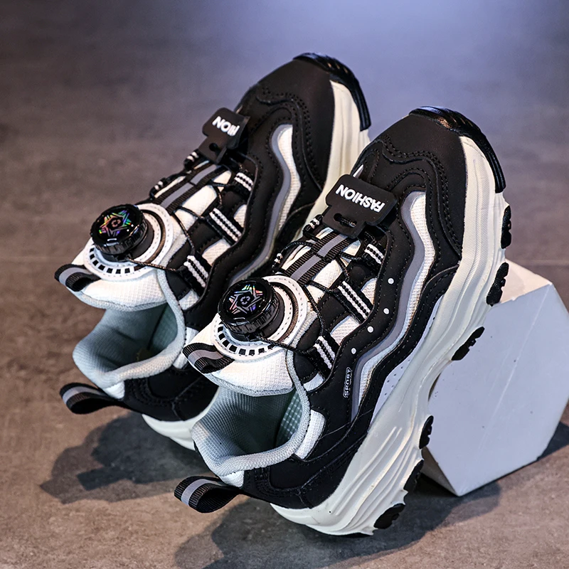 Luxury Children's Sports Shoes Autumn Men's and Women's Shoes Fashionable Breathable Anti Slip Children's Casual Sports Shoes