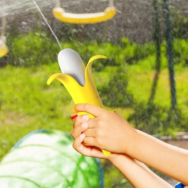 Wassersprüher-Spielzeug, Wasserspielzeug, Bananenform, realistisch, leistungsstark, große Reichweite, Soaker-Aktivitäten für Hinterhof, Strand, Party, Kampfspaß
