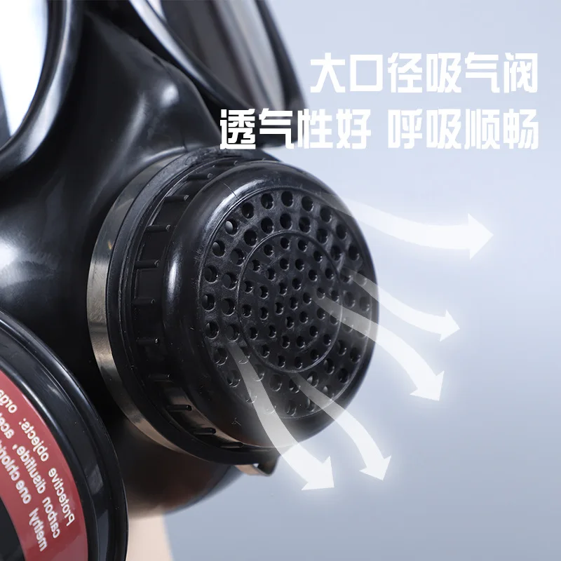 Gas Mask Full Face Spray Painting Decoration Pesticide Chemical Gas Formaldehyde Gas Fire Protection