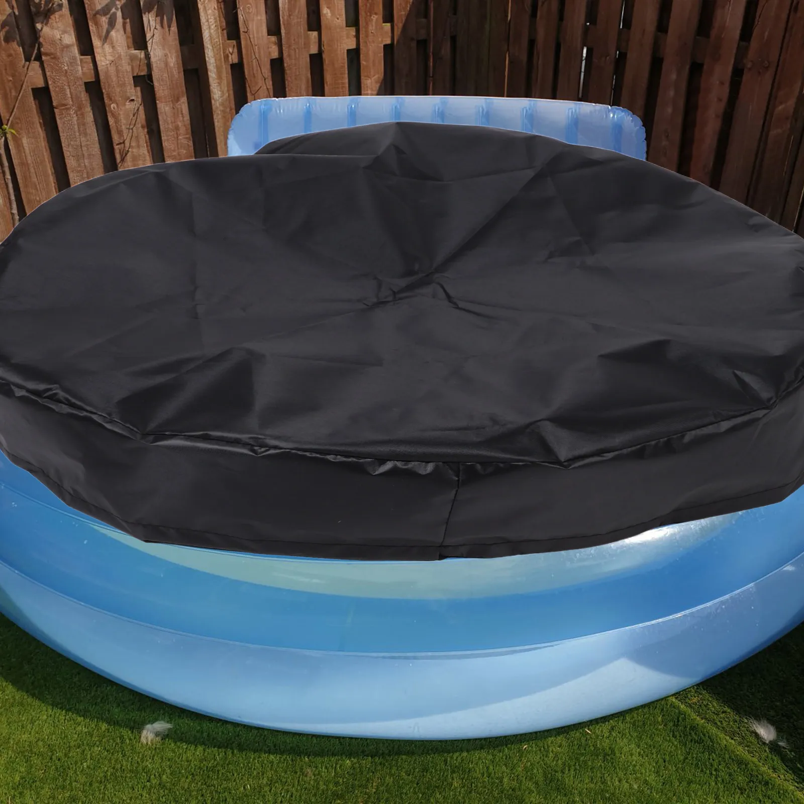 Tear Resistant Oxford Ice Bath Tub Cover Dustproof Sun Protection Snow Guard Outdoor Winter Bath Bucket Protective Cover