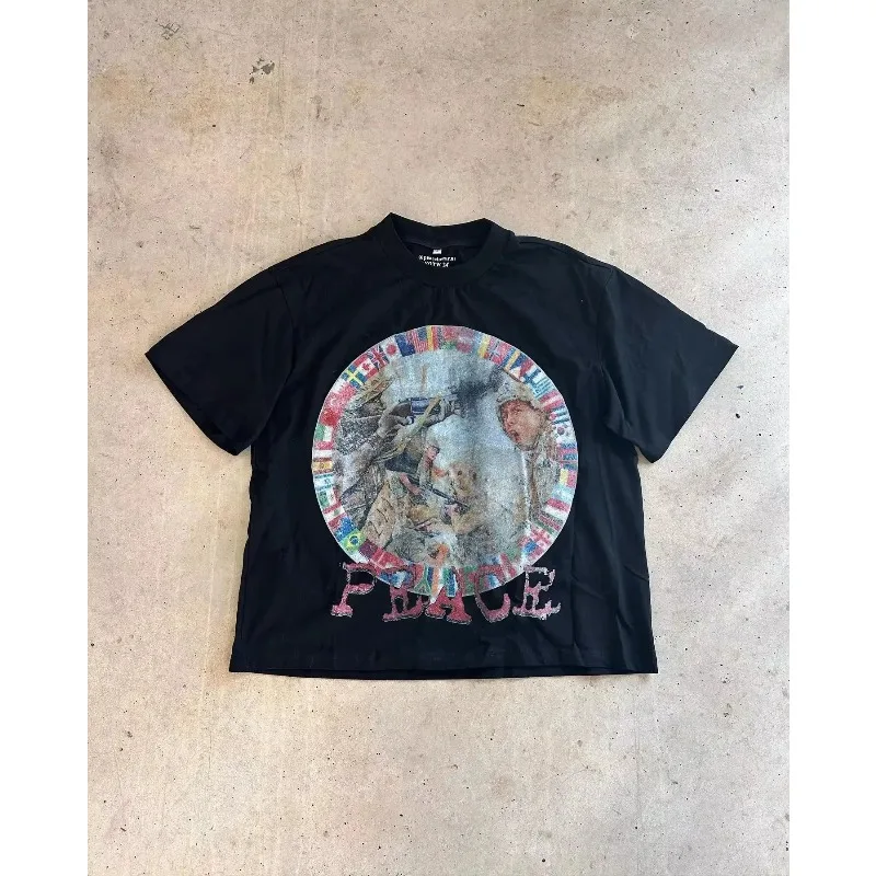 

Men Clothing T-shirt Peaceinwar Graphic T Shirts Oversized T Shirt Couple Pro Choice Gothic Retro Streetwear American Y2k Tops