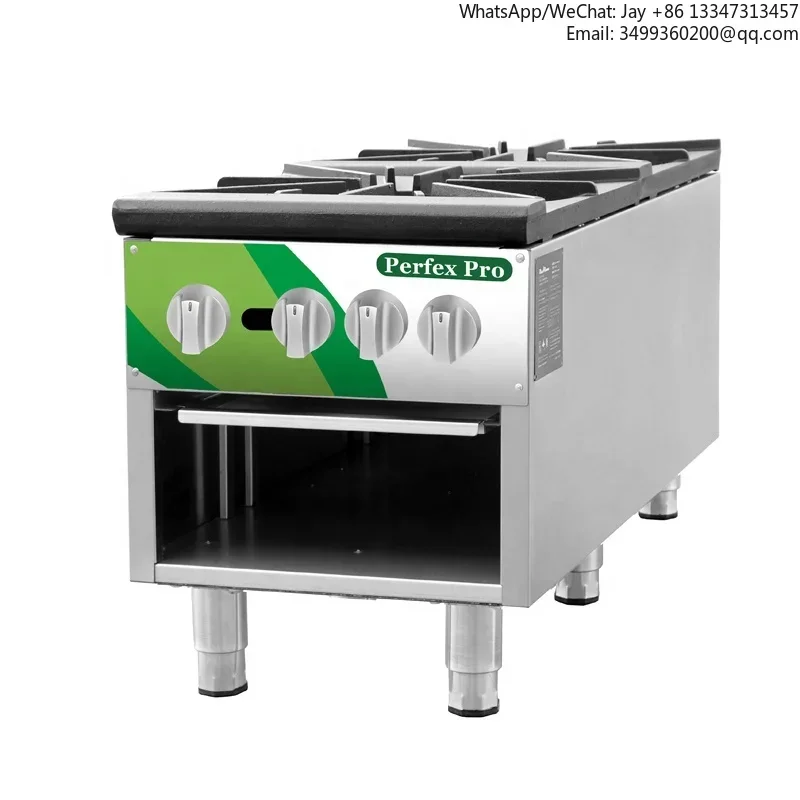 Soup Stock Pots Gas Stoves Cooker Cast Iron Cooker BTU 80,000 Commercial Using