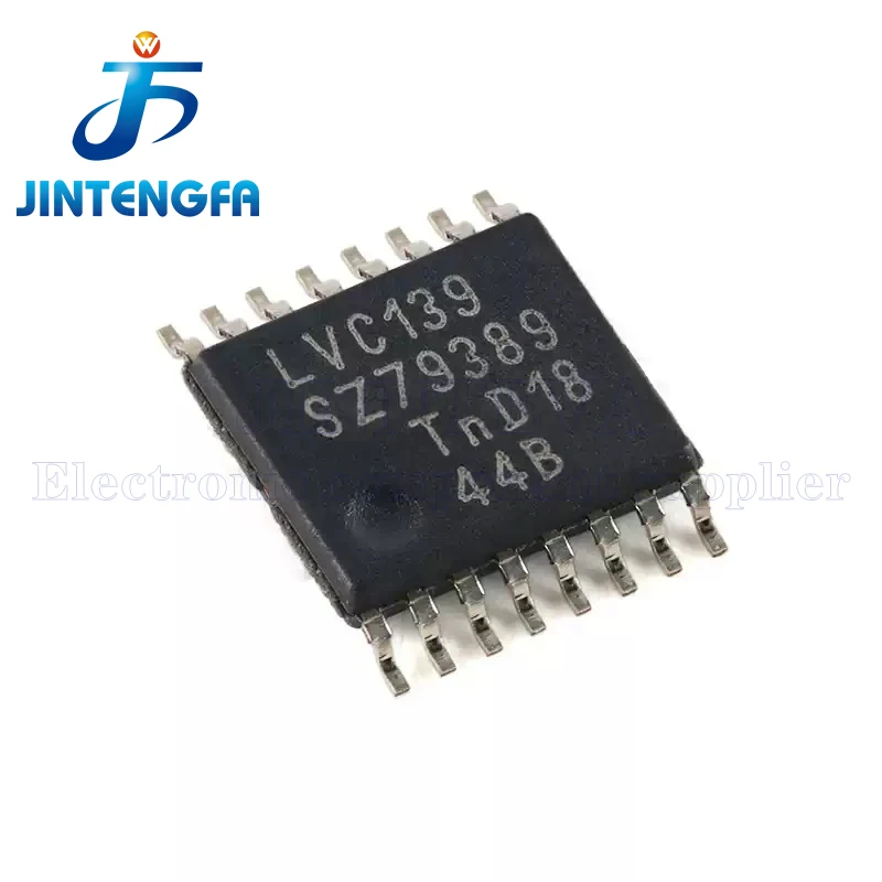 10PCS 74LVC139PW 74LVC139 LVC139 74LVC139PW,118 TSSOP-16 Encoders Decoders Multiplexers & Demultiplexers SMD IC