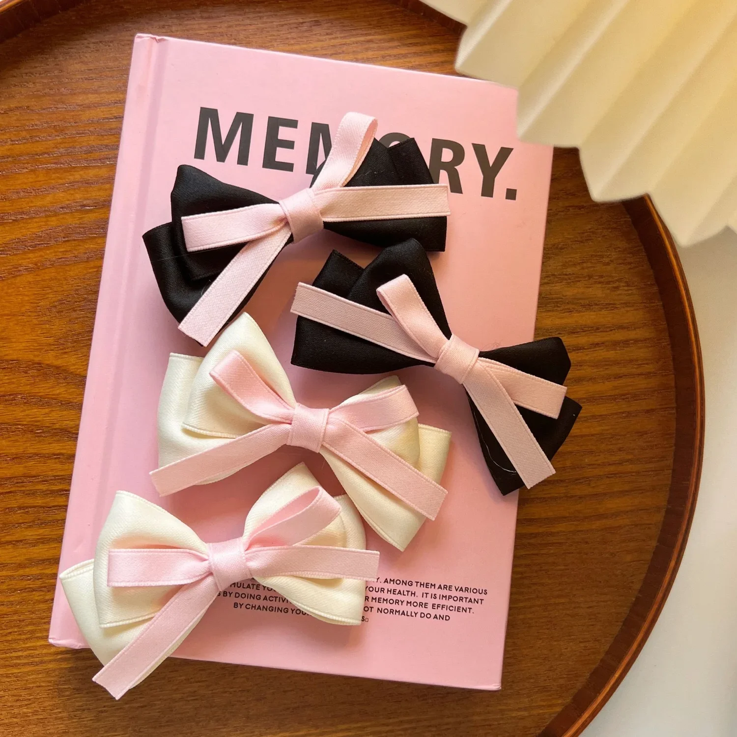 Sweetheart Clip Bow Hair Clip Cute Girl Delikatne akcesoria do włosów Lady Style Princess Girls Barrette Akcesoria do włosów 머리 tig Заколки