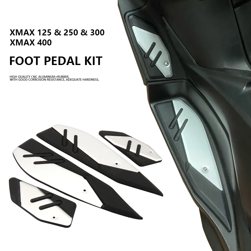

Motorcycle XMAX 2024 Foot Pegs Skidproof Pedal Footrest Footpads For Yamaha XMAX 125 250 300 400 XMAX125 XMAX250 XMAX300 XMAX400