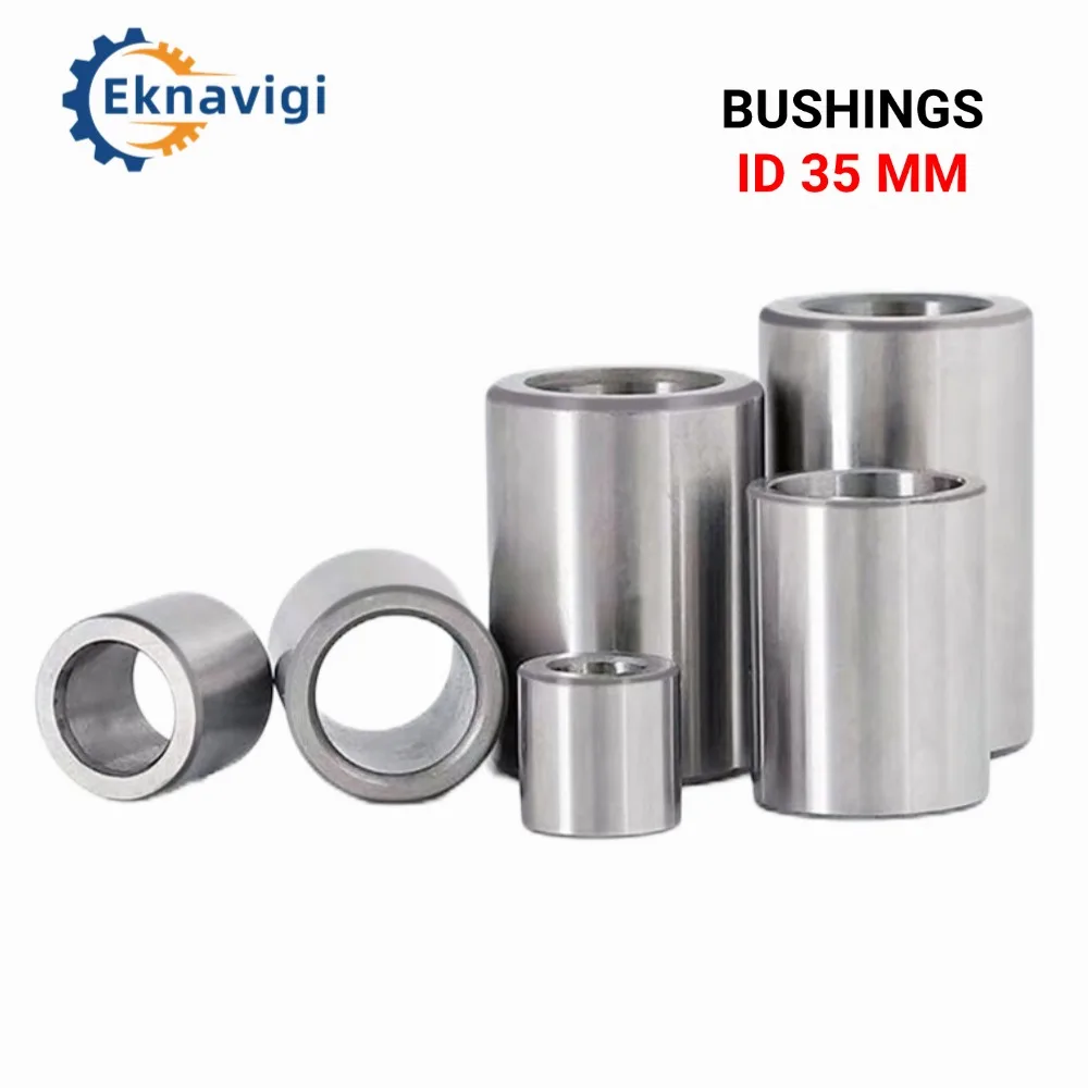 1 buah Diameter dalam 35 MM lengan baja tahan aus GCR15 mesin lengan bor baja bantalan Multi guna Bushing