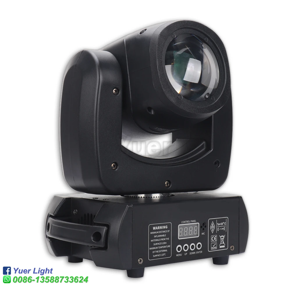 Imagem -04 - Led Moving Head Stage Effect Iluminação Feixe Spot Sharpy Dmx Modos de Som Dispositivo Elétrico dj Disco Night Club Casamento 100w Novo