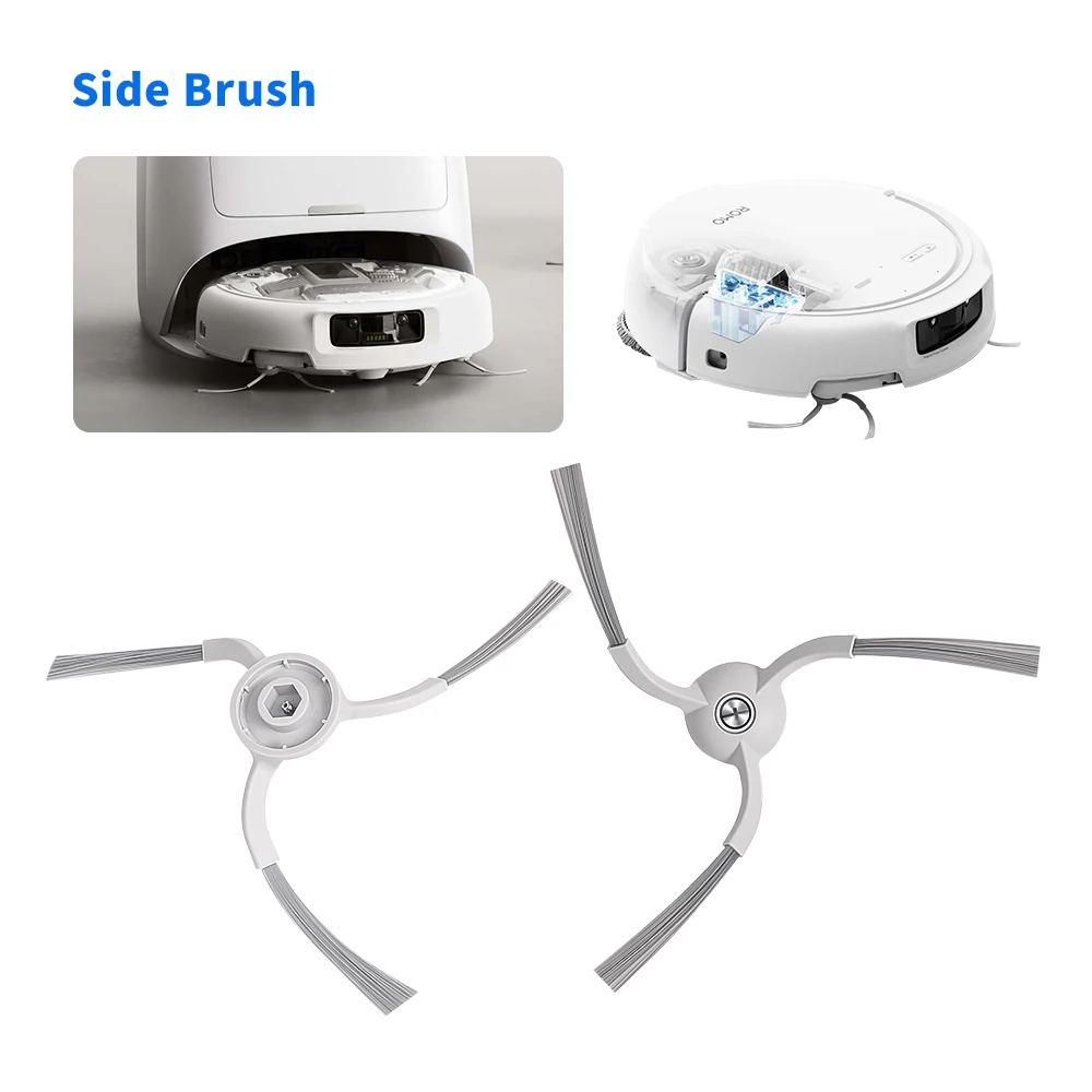 ملحقات قطع غيار الفرشاة الجانبية لاستبدال DJI ROMO P لـ DJI ROMO S لـ DJI ROMO A جهاز تنظيف المكنسة الكهربائية