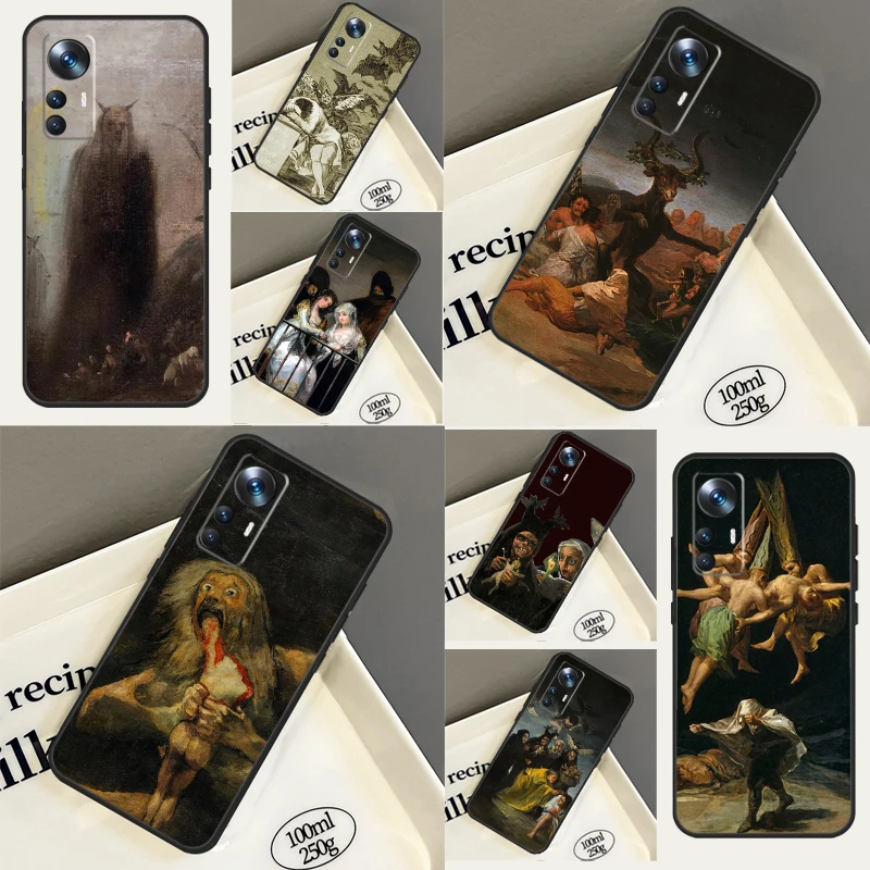 Spain Francisco Goya Art Case For Xiaomi 11T 12T Pro 11 12 13 Lite Cover For POCO X3 X4 X5 Pro M4 F3 F4 GT F5 C40