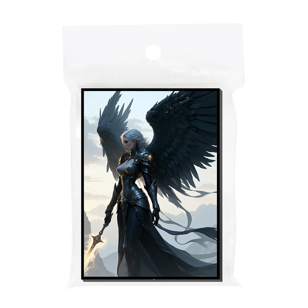 60 Stück 66 x 91 mm Anime-Kartenhüllen, Brettspiel, innere Sammelkarte, kompatibel mit/MGT/PTCG/PKM-Spielkarte, die besten Geschenke, Festival – Detail 14
