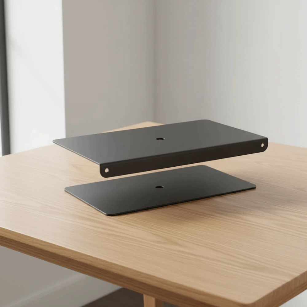 

Тонкая опорная пластина для крепления монитора на стол, защитная, без сверления, кронштейн для настольного крепления