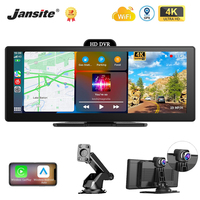 7/11.26 Inch 4K DVR Wireless CarPlay & Android Auto Dash Cam Bluetooth Audio GPS Navigation Dashboard Dual Lens Video Recorder