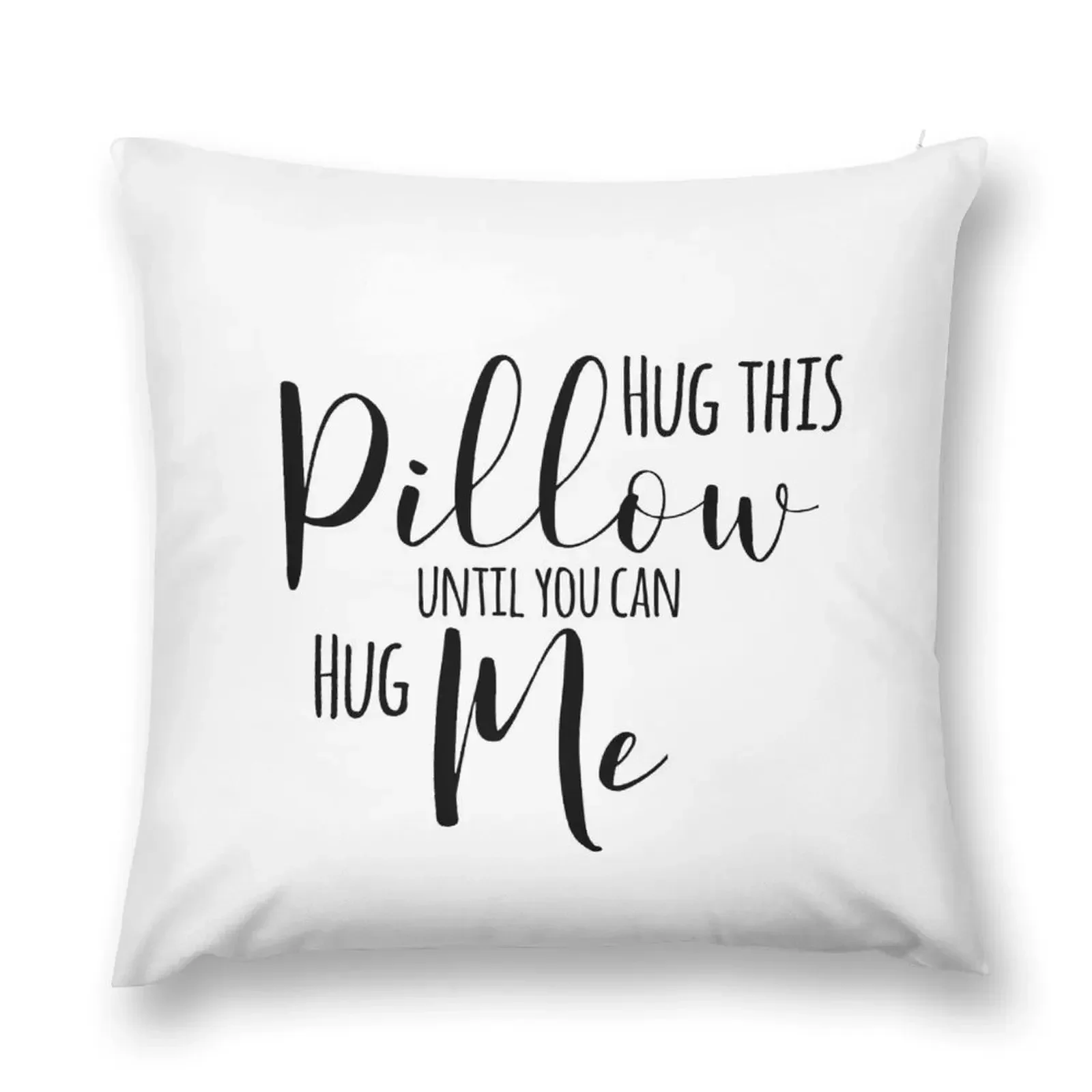 

Hug This Pillow Until You Can Hug Me Throw Pillow New year Pillow Covers Decorative Cushions