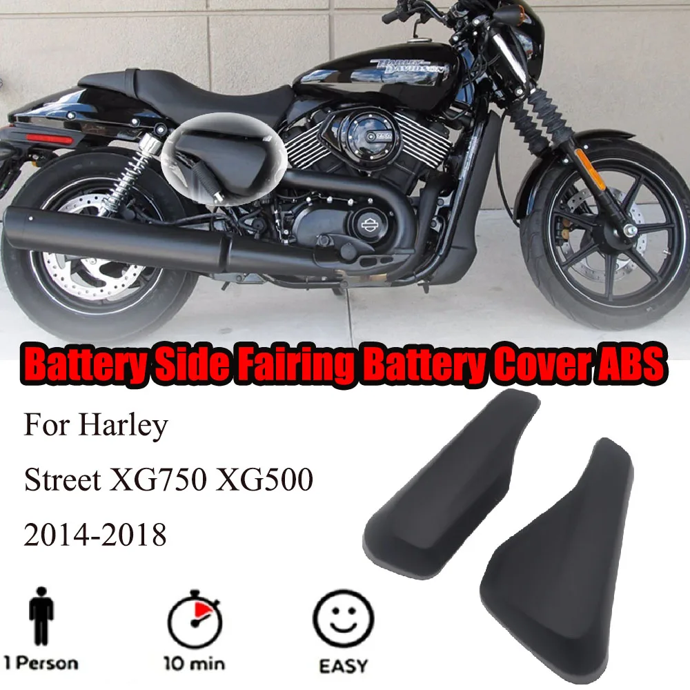 

For Harley Street XG750 XG 750 XG 750 2014-2018 Battery Side Fairing Battery Cover ABS XG750 BRAND Brand NewMotorcycle Accessory