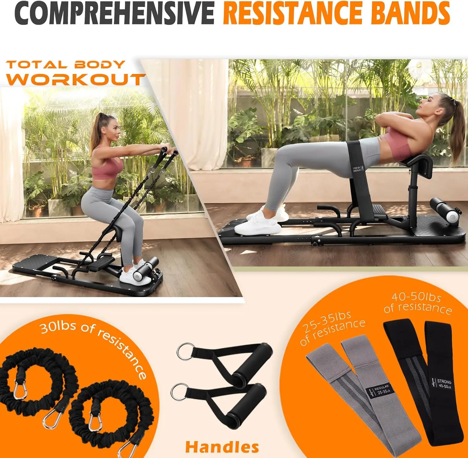 Multifunctionele Hip Thrust Machine, Sissy Squat Machine, Glute Machine, Squat Workout Machine & Bilts Trainingsapparatuur, Bulgar