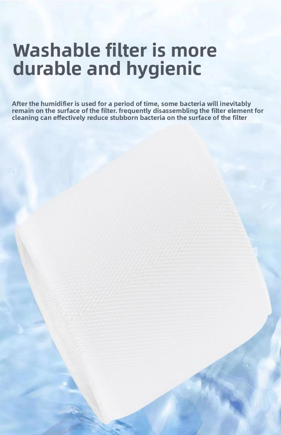 Новый фильтр-картридж для увлажнителя Xiaomi Mijia Fog-Free Humidifier 3-800 CJSJSQ04ZMZ, сетчатый фильтр, 400/600/800 мл/ч