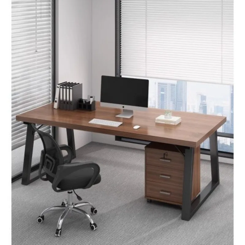 

Computer desk desktop simple modern desk staff seat