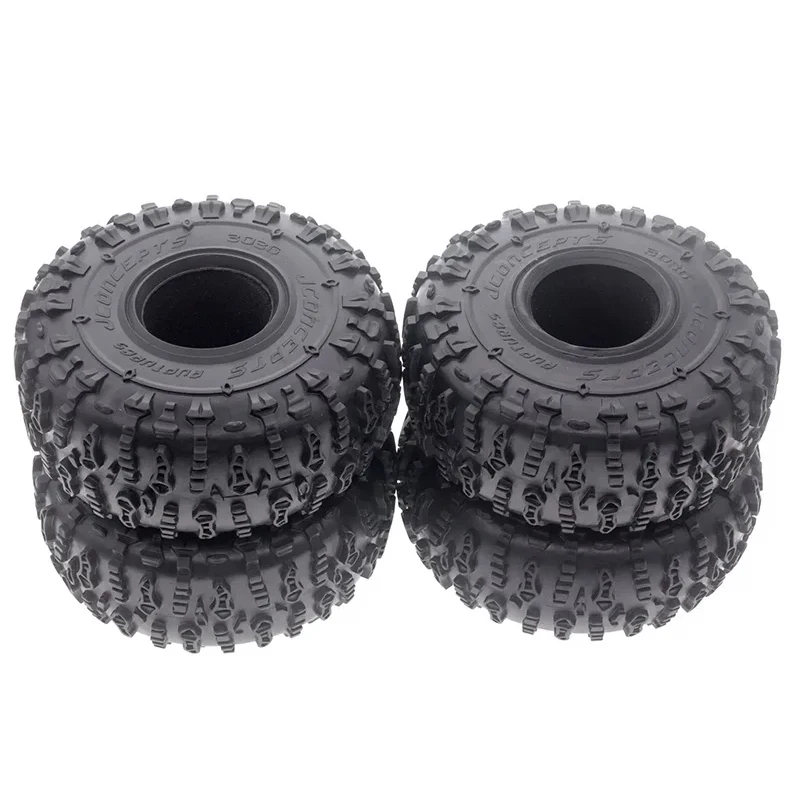 4pcs 1.9 Inch Jconcepts Rubber Tyre 1.9 Wheel Tires 123x49.5mm For 1/10 Rc Car Crawler Trax Trx4 Trx6 Axial Scx10 Axi03007 90046