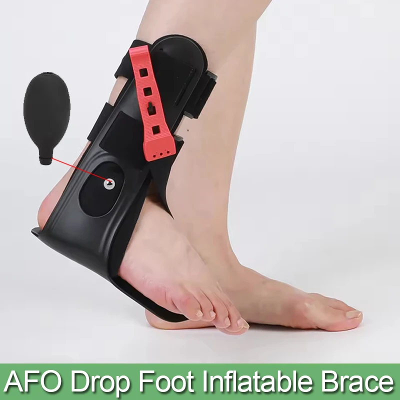 

AFO Drop Foot Brace Ортез Поддержка лодыжки стопы с удобной надувной подушкой безопасности для прогулок с гемиплегией