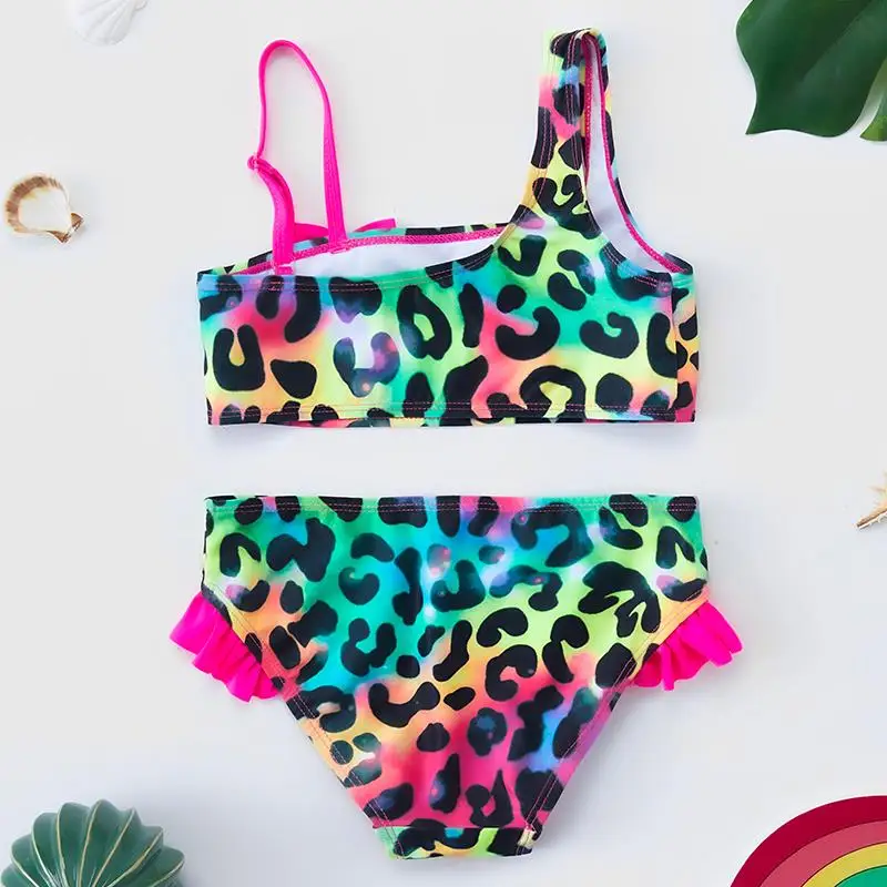 Descendants Gilrs Bow Bikini Set Trendy Two-Piece Swimsuits for Summer Stylish Beachwear Pool Fashion Bathing Suits