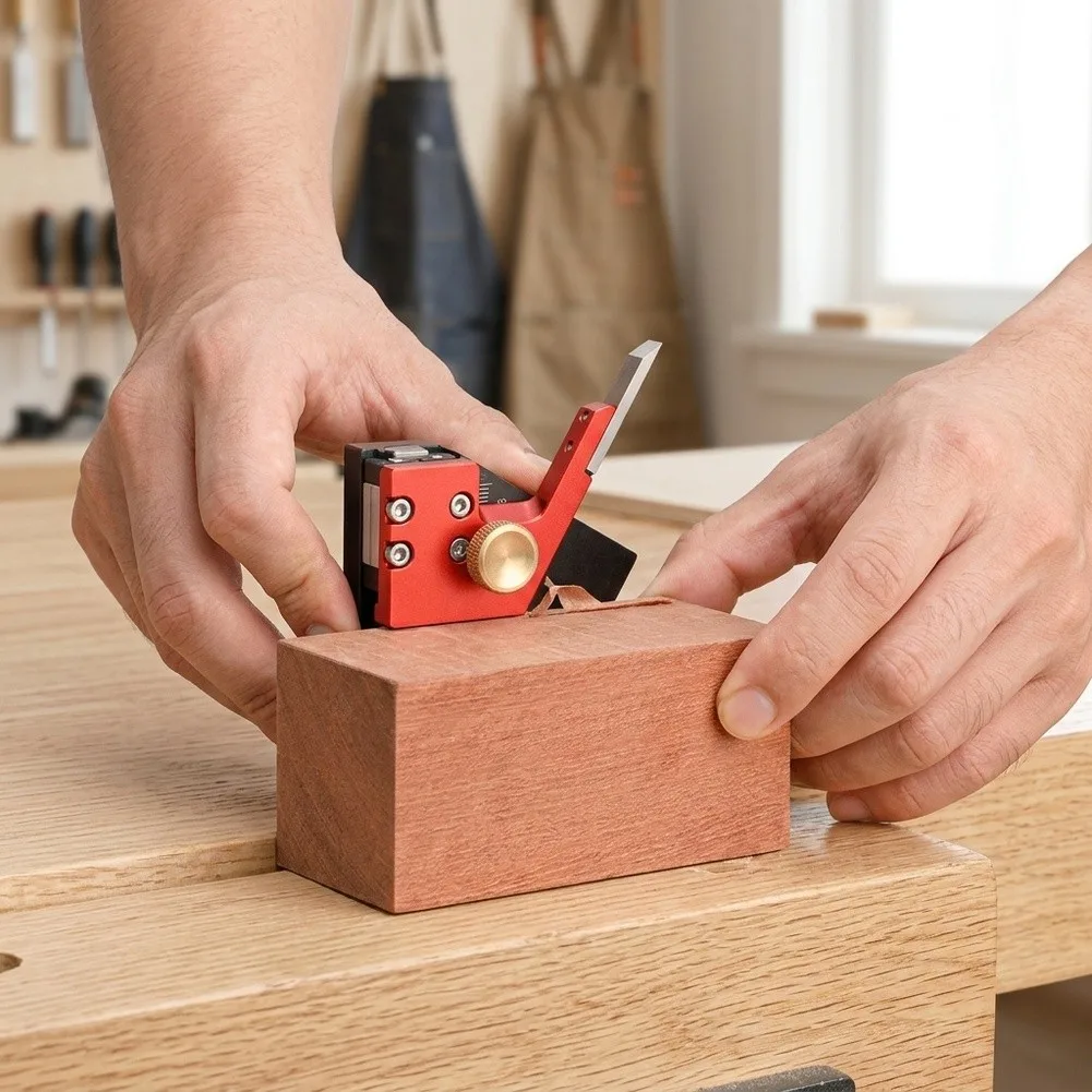 For Mini Rail Compatible Half Line Gauge for Precise Centering in For DIY Woodworking Carpentry and Joinery Work