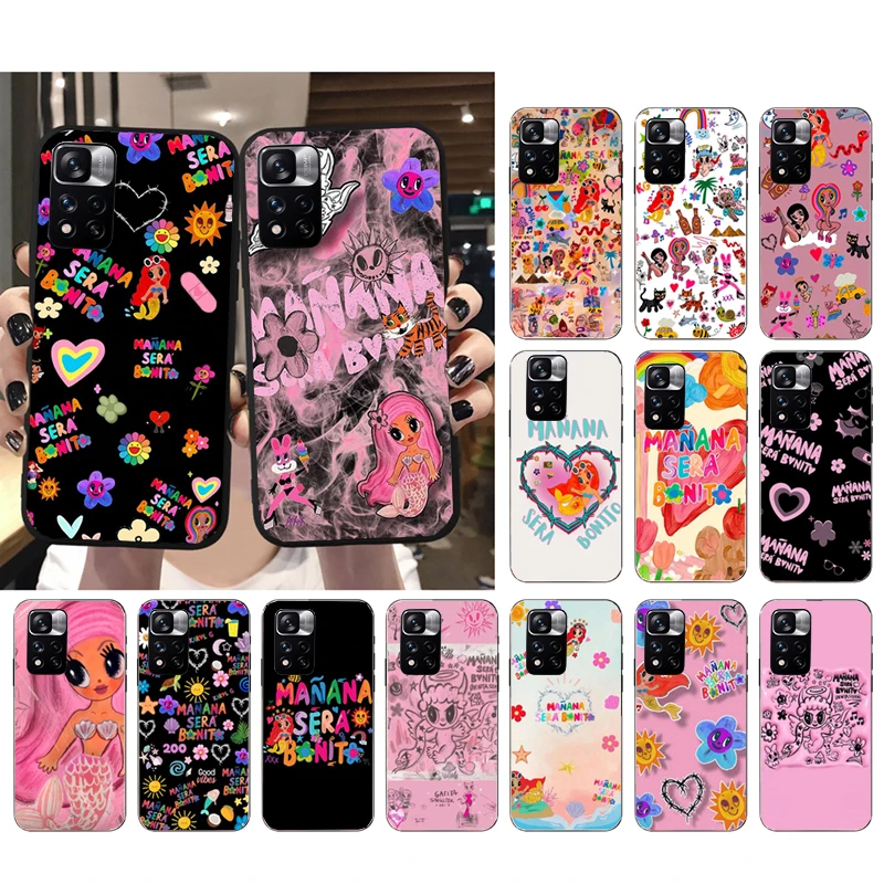 Karol G Manana Sera Bonito Phone Case For Xiaomi Redmi note 13 12 Pro 11S 11 10 Pro 10S Note 12R 12S 12 13 Pro Redmi 10 13C 9C