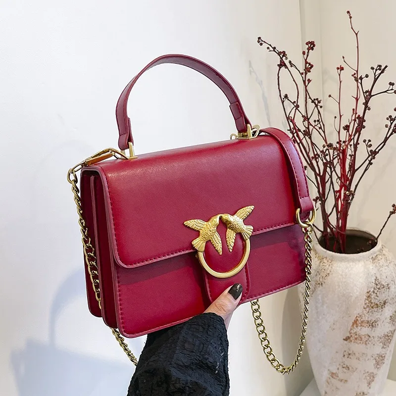 

Small Square Women's Bag Chain Shoulder Bag Fashion Versatile Handheld Diagonal Cross Bag