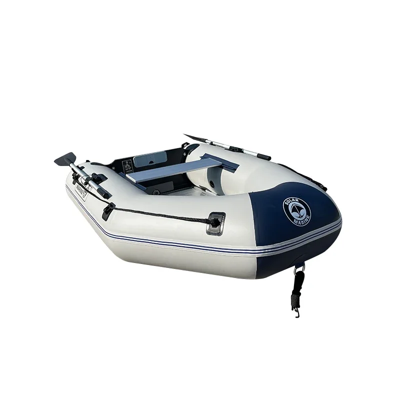

-Professional Inflatable Fishing Traveling Speed Boat 3 Person Aluminum Floor Fishing Rescue Rowing Boats