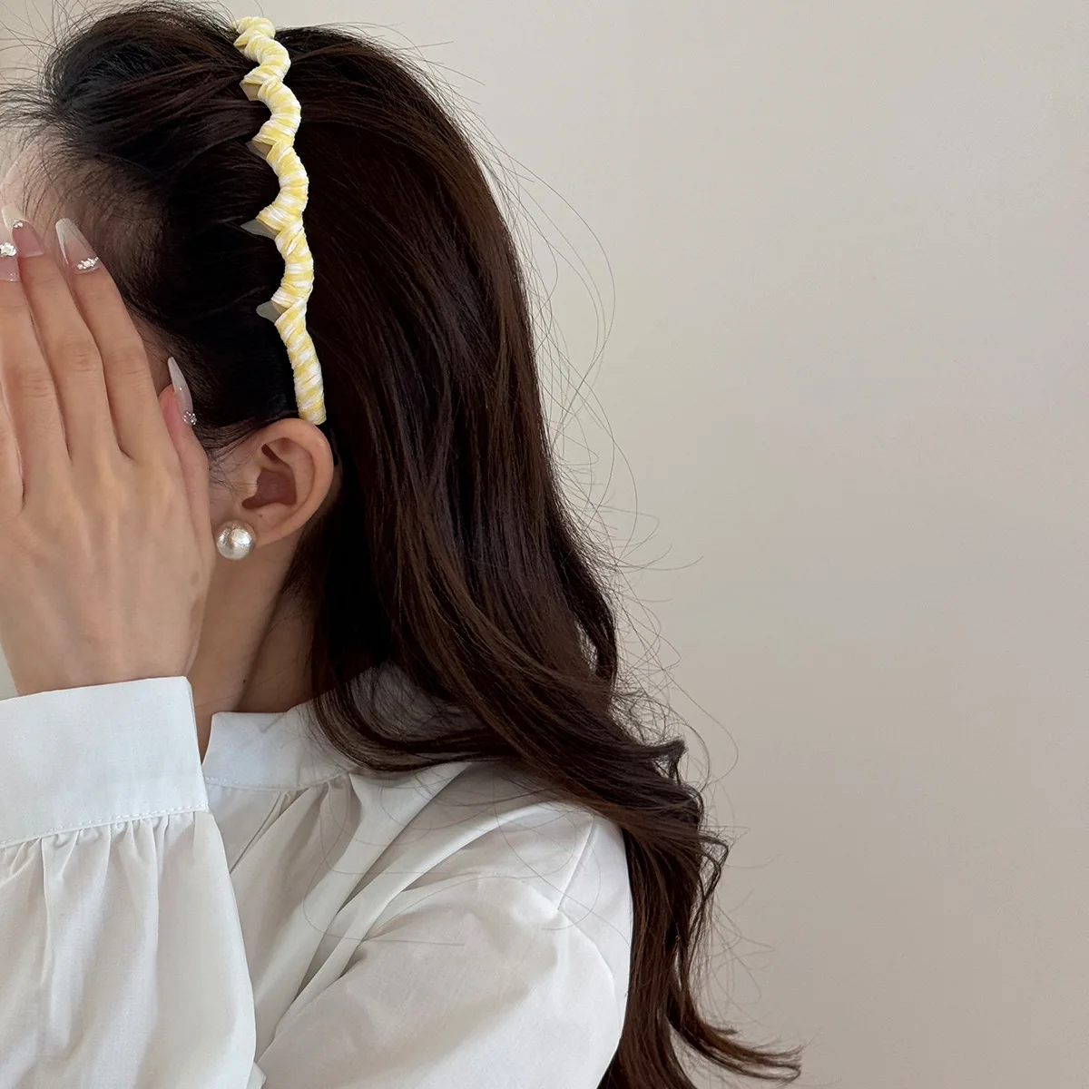 ربطات شعر للنساء والفتيات إكسسوارات عصابة رأس كورية صيفية لليوجا مصممة للأطواق حلويات مكياج رائدة على الموضة عتيقة